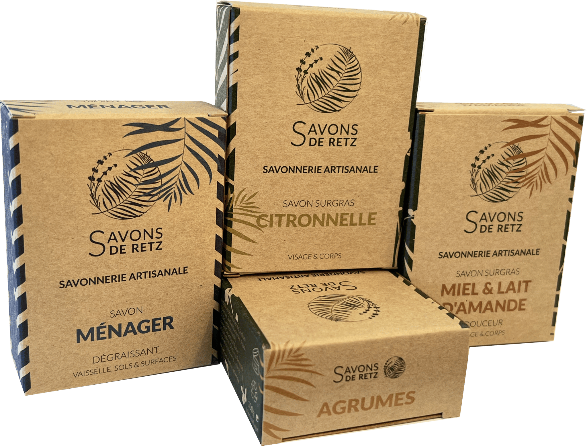 Boite carton kraft pour savon surgras artisanal